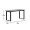 Flash Furniture Redmond 60x24 Conf Tbl w/1in. Thick Dbl Sided Laminate Tbl Top w/PVC and U-Frame Steel Bse, Gry Oak MT-M6024-LTGRY-UBF-GG - alternate 6